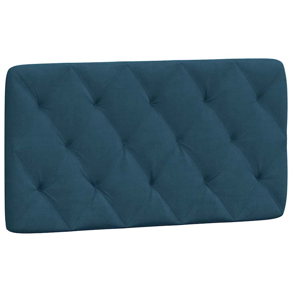 vidaXL Kopfteil-Kissen Blau 100 cm Samt
