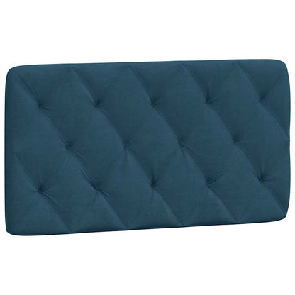 vidaXL Kopfteil-Kissen Blau 100 cm Samt