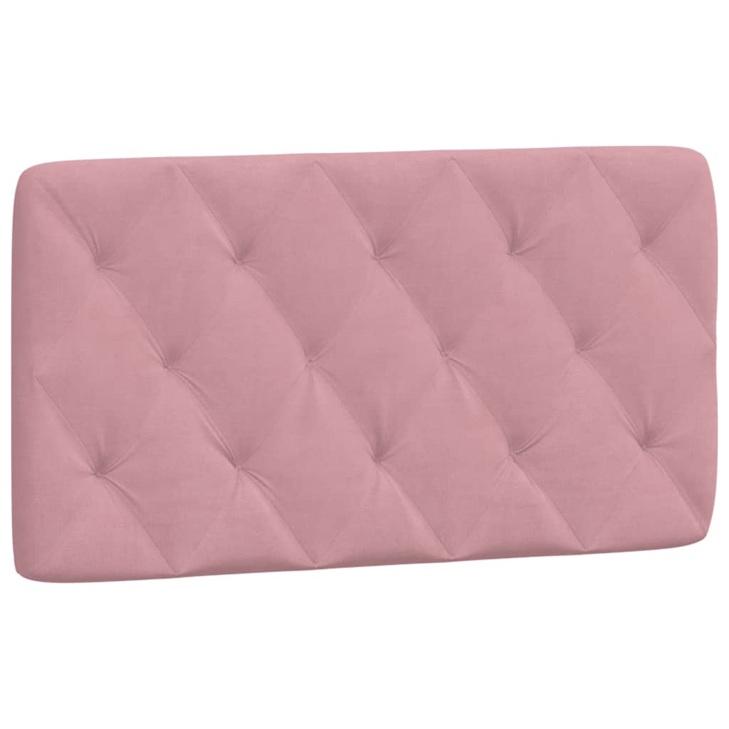 vidaXL Kopfteil-Kissen Rosa 100 cm Samt