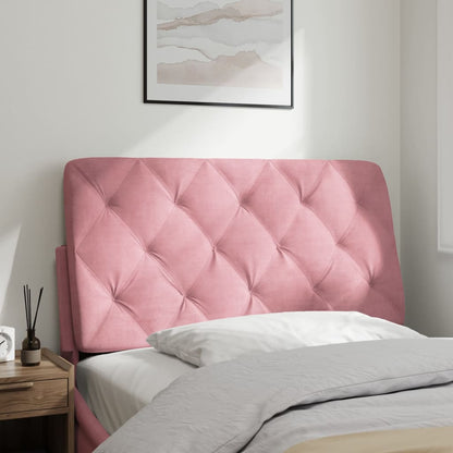 vidaXL Kopfteil-Kissen Rosa 100 cm Samt