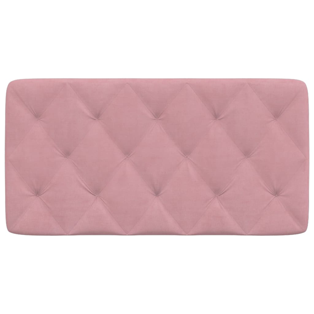 vidaXL Kopfteil-Kissen Rosa 100 cm Samt