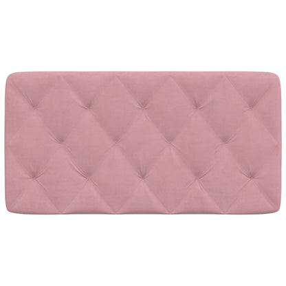 vidaXL Kopfteil-Kissen Rosa 100 cm Samt