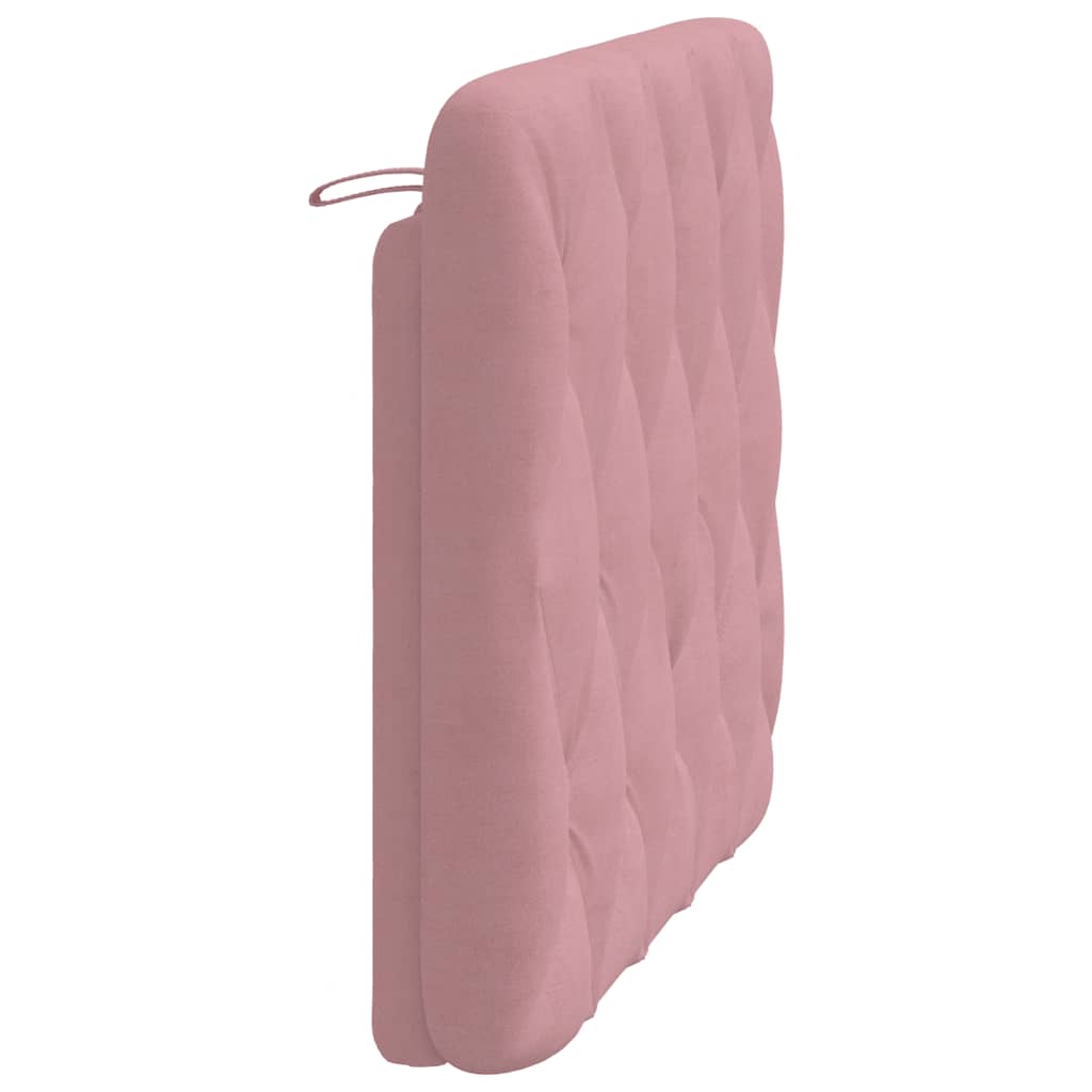 vidaXL Kopfteil-Kissen Rosa 100 cm Samt