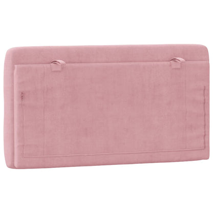 vidaXL Kopfteil-Kissen Rosa 100 cm Samt