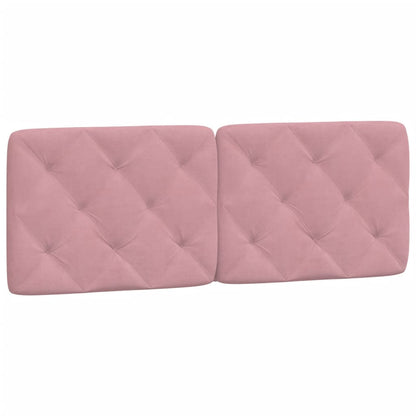 vidaXL Kopfteil-Kissen Rosa 120 cm Samt