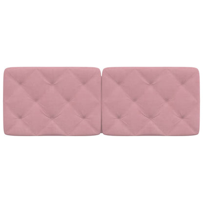 vidaXL Kopfteil-Kissen Rosa 120 cm Samt