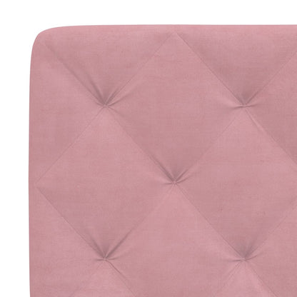 vidaXL Kopfteil-Kissen Rosa 120 cm Samt