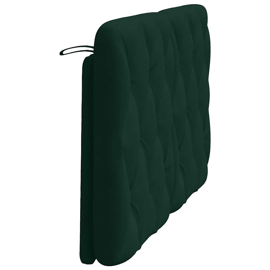 vidaXL Kopfteil-Kissen Dunkelgrün 140 cm Samt