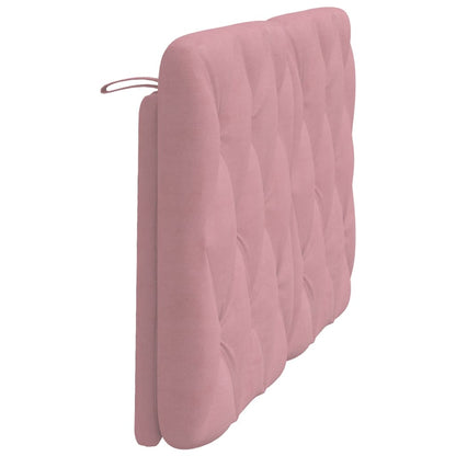 vidaXL Kopfteil-Kissen Rosa 140 cm Samt
