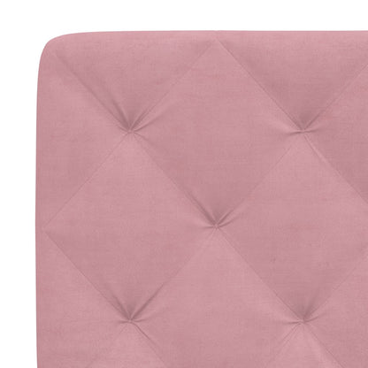 vidaXL Kopfteil-Kissen Rosa 140 cm Samt