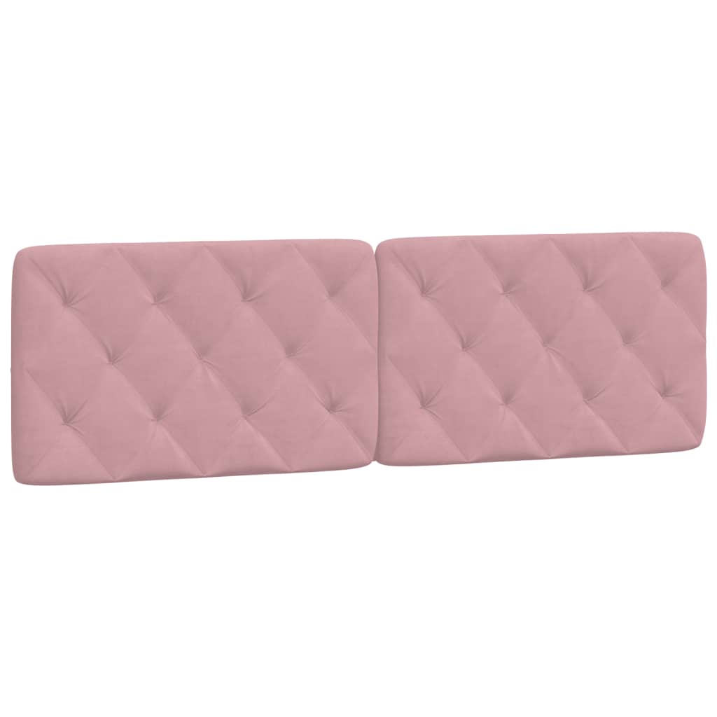 vidaXL Kopfteil-Kissen Rosa 160 cm Samt