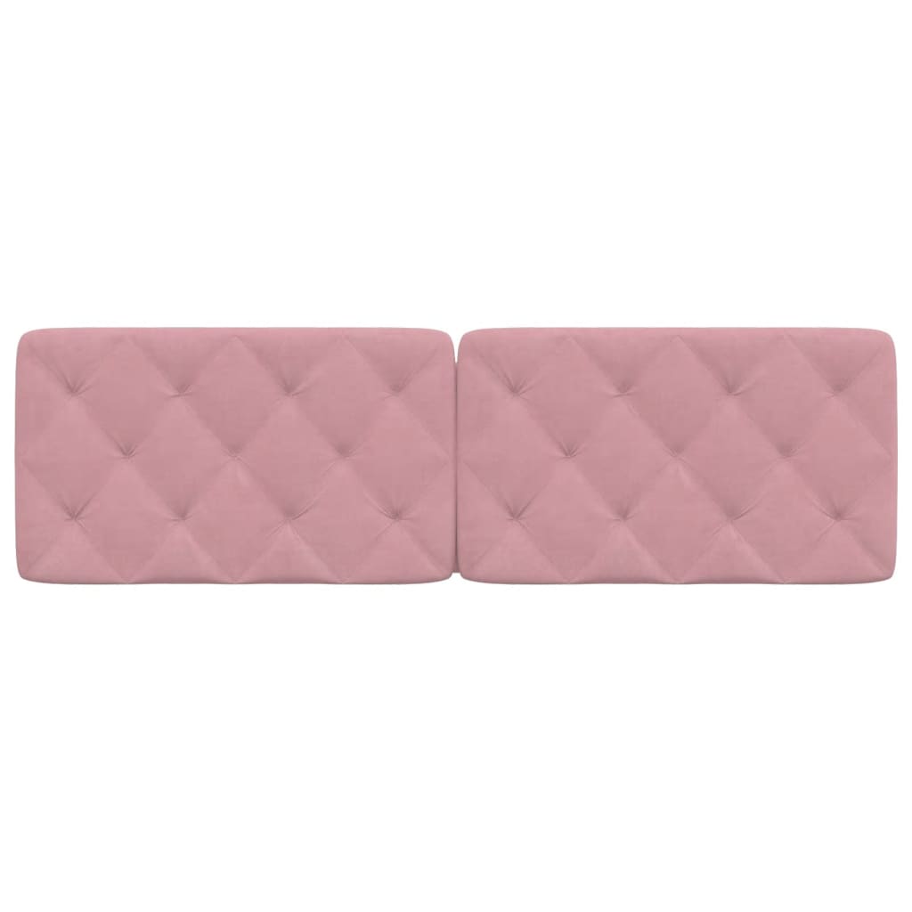 vidaXL Kopfteil-Kissen Rosa 160 cm Samt