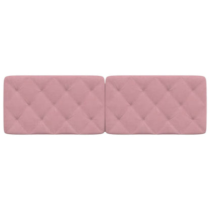 vidaXL Kopfteil-Kissen Rosa 160 cm Samt