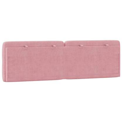 vidaXL Kopfteil-Kissen Rosa 160 cm Samt