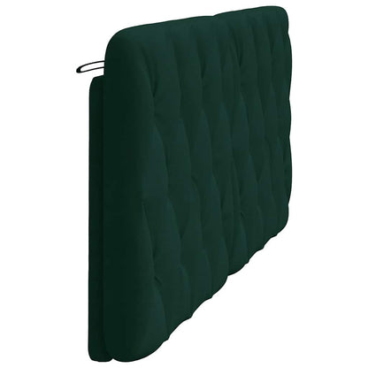 vidaXL Kopfteil-Kissen Dunkelgrün 180 cm Samt