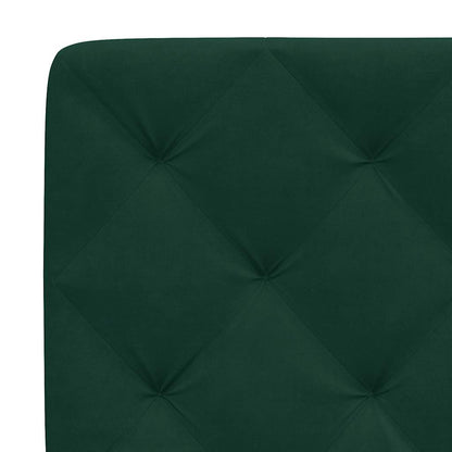 vidaXL Kopfteil-Kissen Dunkelgrün 180 cm Samt