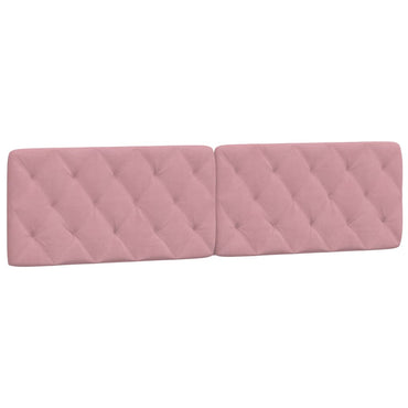 vidaXL Kopfteil-Kissen Rosa 200 cm Samt