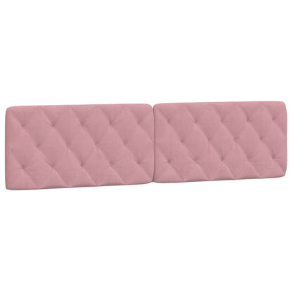 Kopfteil-Kissen Rosa 200 cm Samt