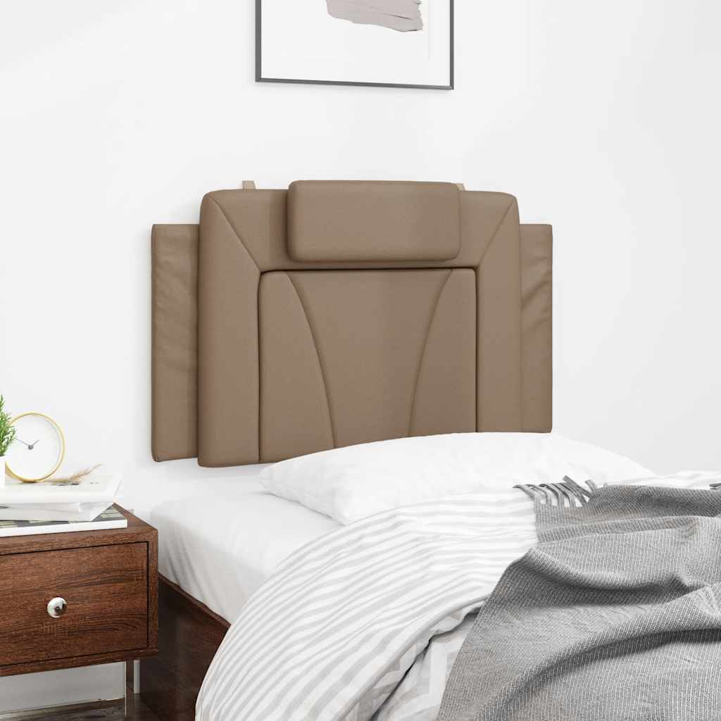vidaXL Kopfteil-Kissen "Viana" Cappuccino-Braun 80 cm Kunstleder