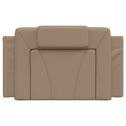 vidaXL Kopfteil-Kissen "Viana" Cappuccino-Braun 80 cm Kunstleder