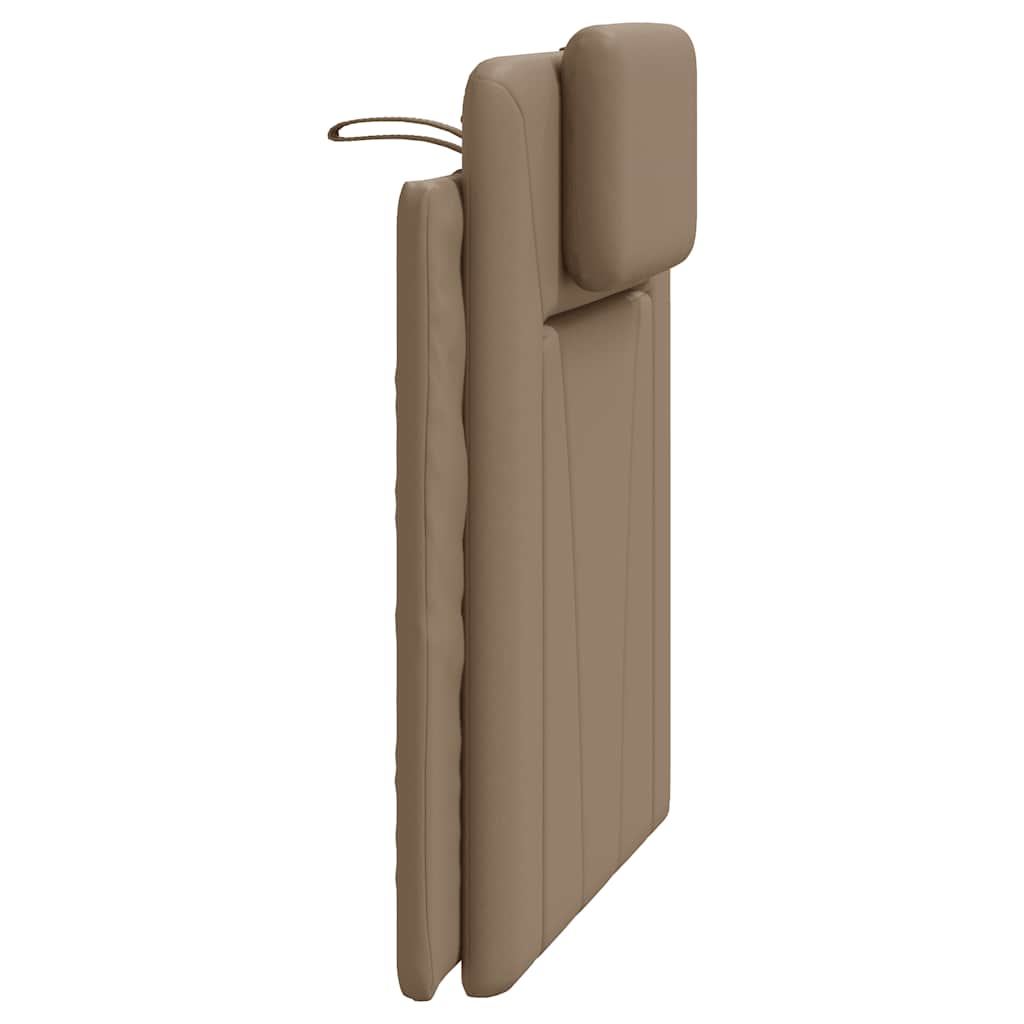 vidaXL Kopfteil-Kissen "Viana" Cappuccino-Braun 80 cm Kunstleder