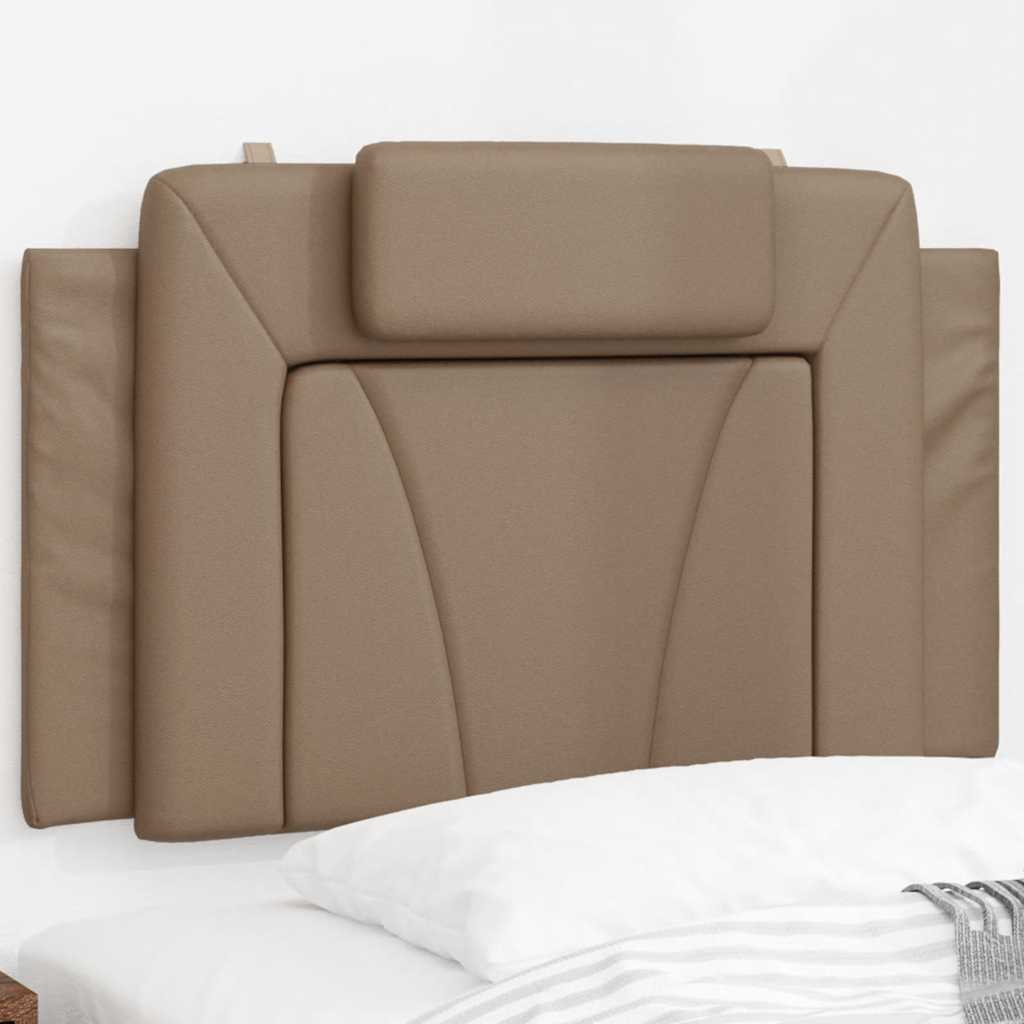 vidaXL Kopfteil-Kissen "Viana" Cappuccino-Braun 80 cm Kunstleder