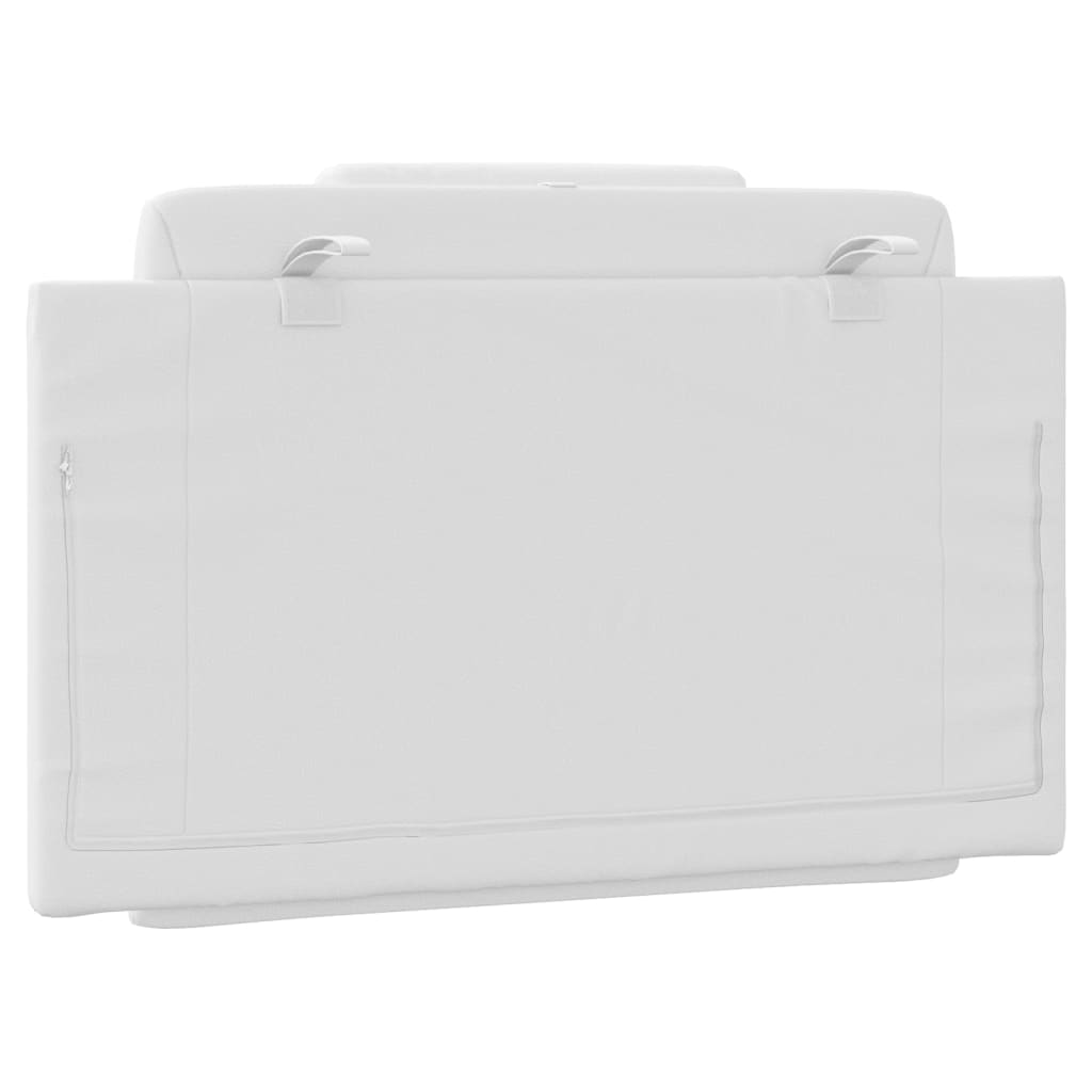 Kopfteil-Kissen "Viana" Weiß 90 cm Kunstleder