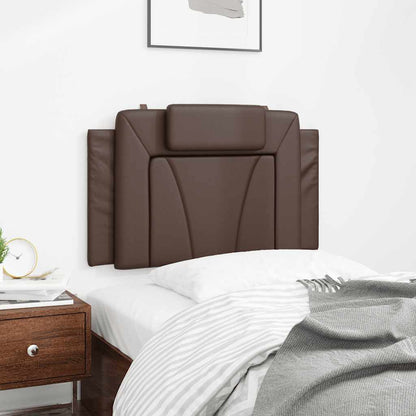 vidaXL Kopfteil-Kissen "Viana" Braun 90 cm Kunstleder