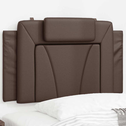 vidaXL Kopfteil-Kissen "Viana" Braun 90 cm Kunstleder