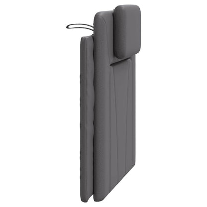 vidaXL Kopfteil-Kissen "Viana" Grau 90 cm Kunstleder