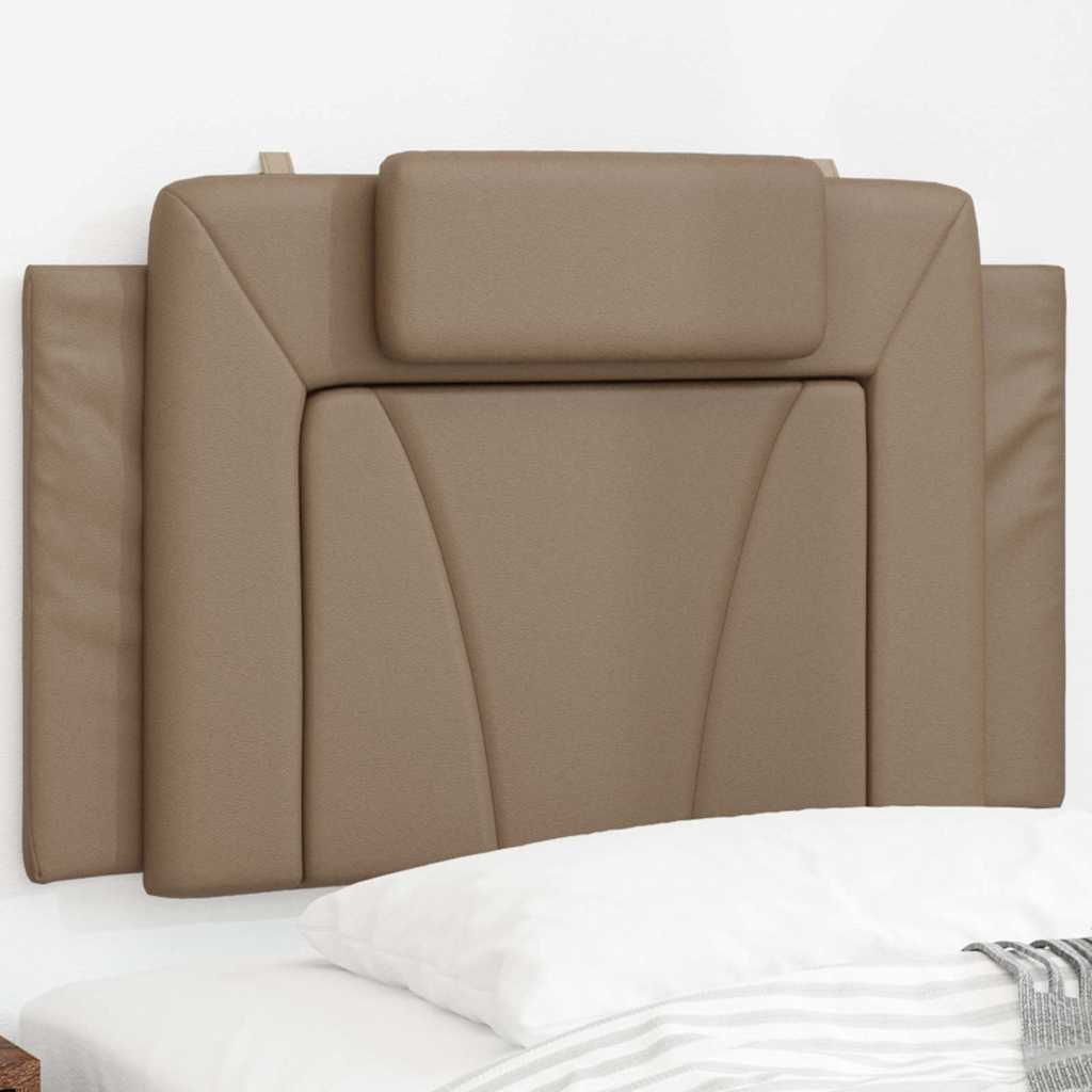 vidaXL Kopfteil-Kissen "Viana" Cappuccino-Braun 90 cm Kunstleder