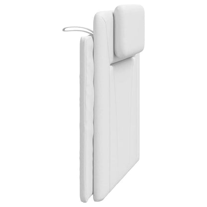 vidaXL Kopfteil-Kissen "Viana" Weiß 100 cm Kunstleder