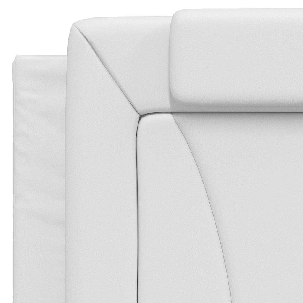 vidaXL Kopfteil-Kissen "Viana" Weiß 100 cm Kunstleder