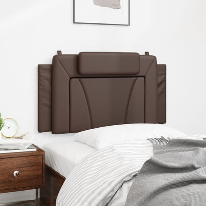 vidaXL Kopfteil-Kissen "Viana" Braun 100 cm Kunstleder