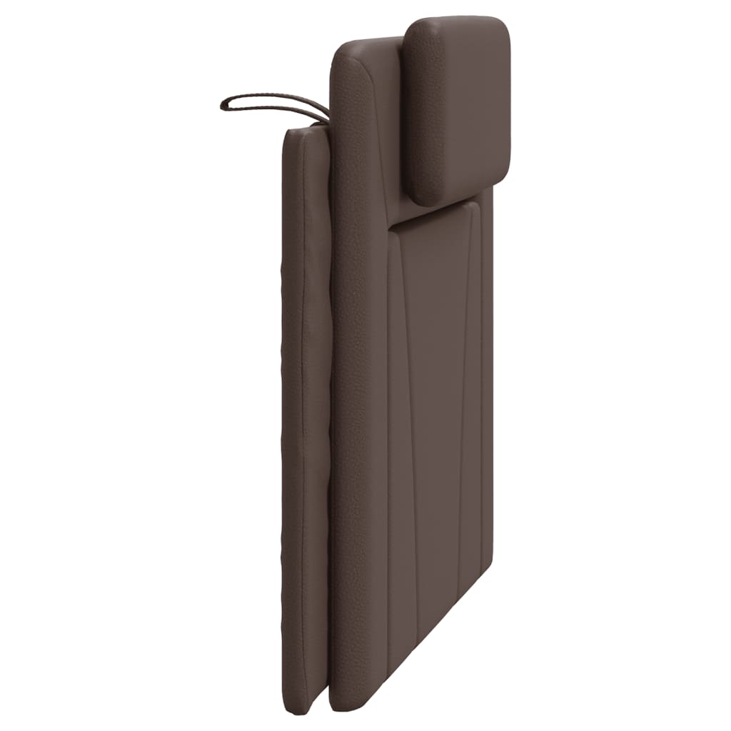 vidaXL Kopfteil-Kissen "Viana" Braun 100 cm Kunstleder