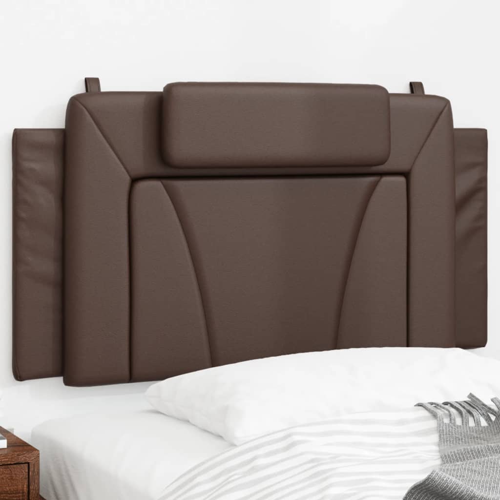 vidaXL Kopfteil-Kissen "Viana" Braun 100 cm Kunstleder
