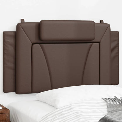 vidaXL Kopfteil-Kissen "Viana" Braun 100 cm Kunstleder