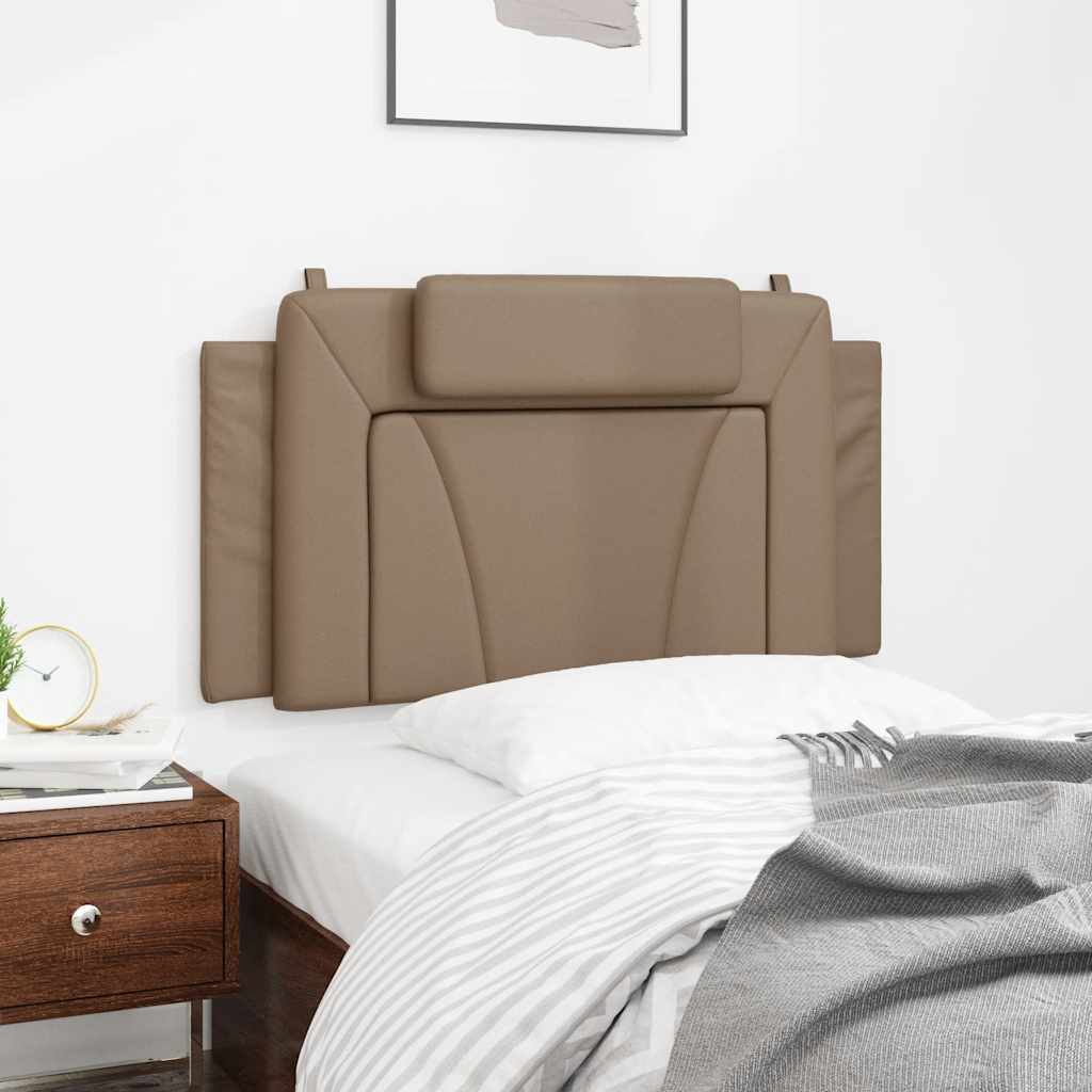 vidaXL Kopfteil-Kissen "Viana" Cappuccino-Braun 100 cm Kunstleder