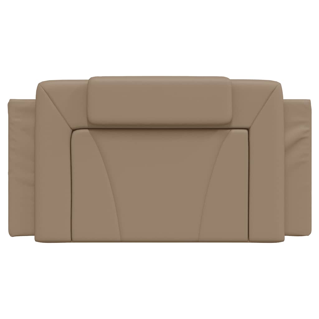 vidaXL Kopfteil-Kissen "Viana" Cappuccino-Braun 100 cm Kunstleder