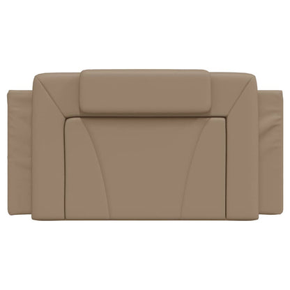 vidaXL Kopfteil-Kissen "Viana" Cappuccino-Braun 100 cm Kunstleder
