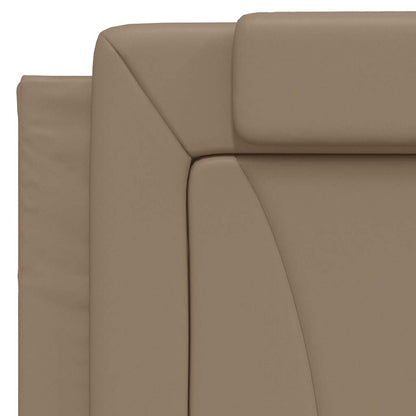 vidaXL Kopfteil-Kissen "Viana" Cappuccino-Braun 100 cm Kunstleder