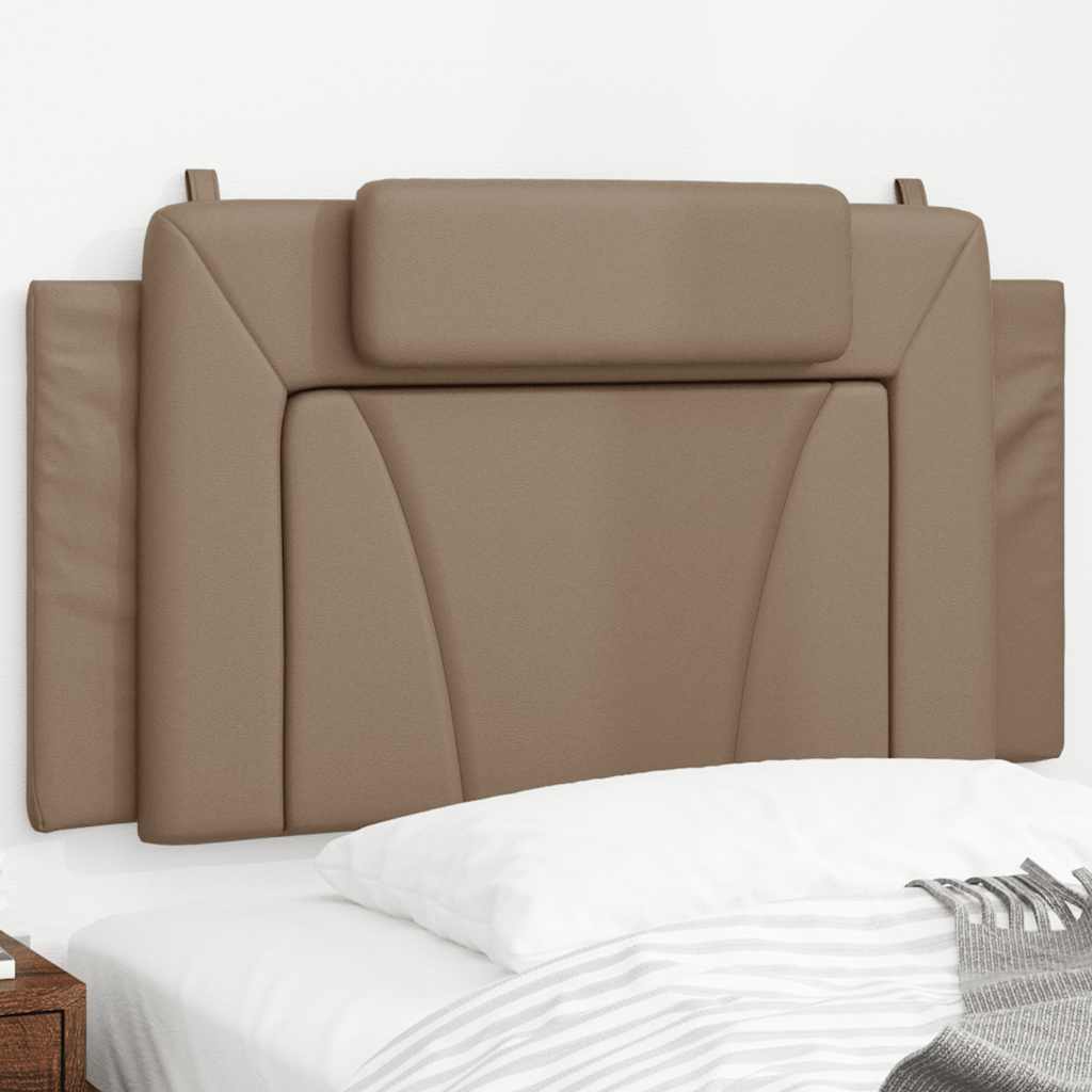 vidaXL Kopfteil-Kissen "Viana" Cappuccino-Braun 100 cm Kunstleder