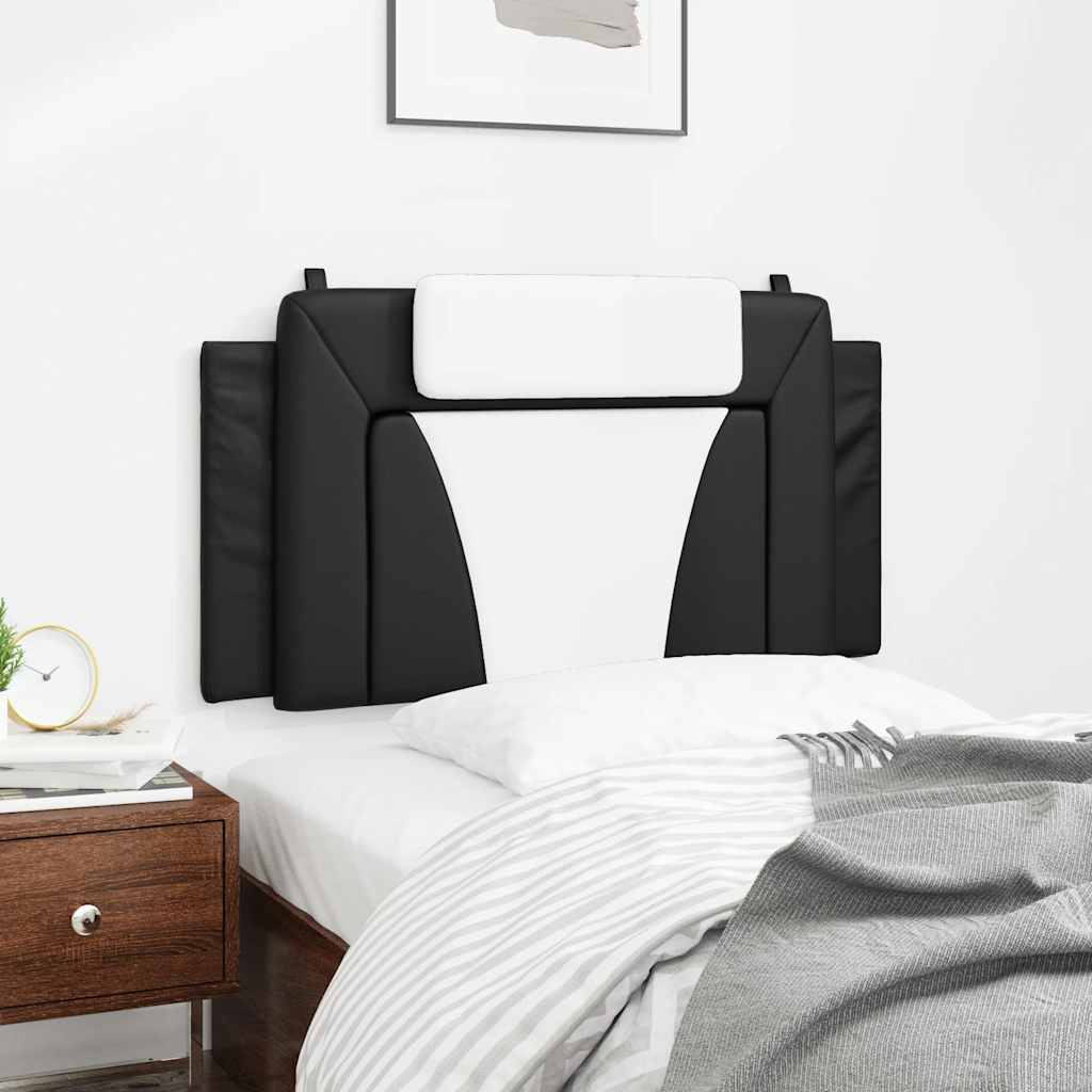 vidaXL Kopfteil-Kissen "Viana" Schwarz und Weiß 100 cm Kunstleder