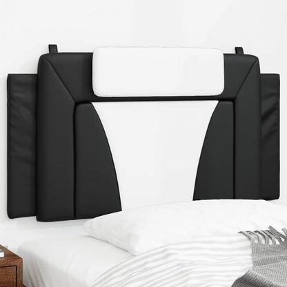 vidaXL Kopfteil-Kissen "Viana" Schwarz und Weiß 100 cm Kunstleder