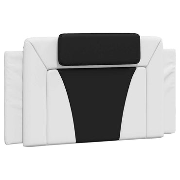 vidaXL Kopfteil-Kissen "Viana" Weiß und Schwarz 100 cm Kunstleder
