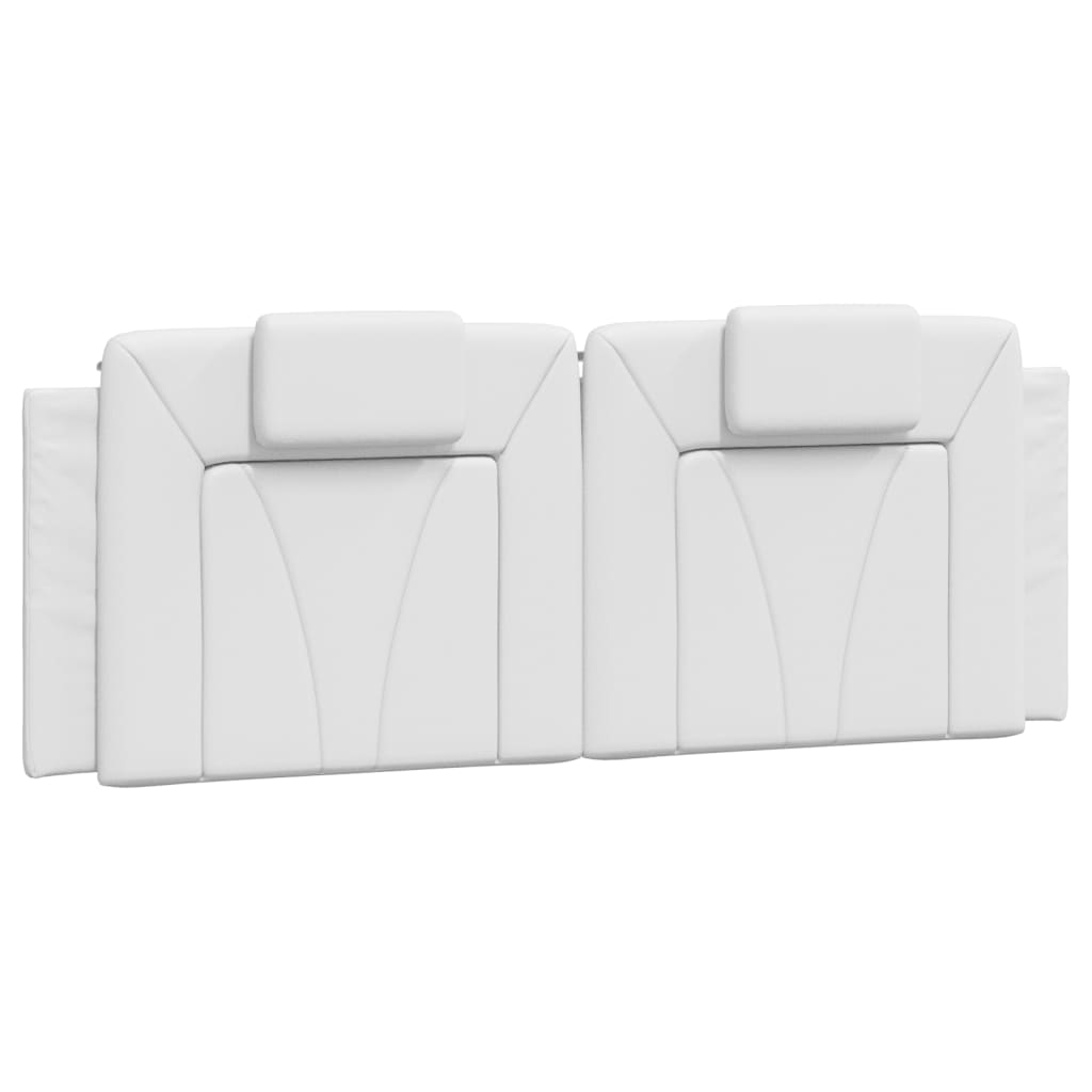 vidaXL Kopfteil-Kissen "Viana" Weiß 120 cm Kunstleder