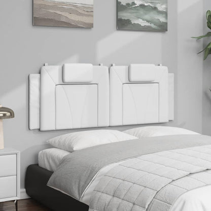 vidaXL Kopfteil-Kissen "Viana" Weiß 120 cm Kunstleder
