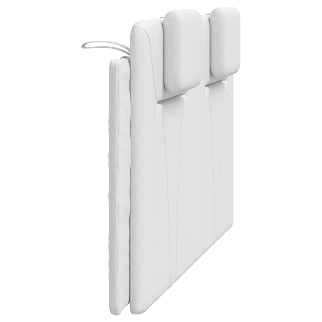 vidaXL Kopfteil-Kissen "Viana" Weiß 120 cm Kunstleder