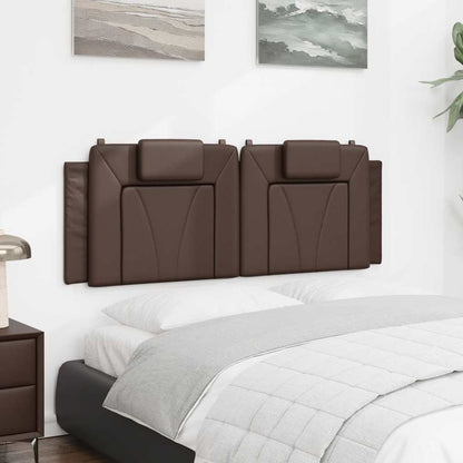 vidaXL Kopfteil-Kissen "Viana" Braun 120 cm Kunstleder