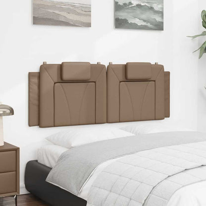 vidaXL Kopfteil-Kissen "Viana" Cappuccino-Braun 120 cm Kunstleder